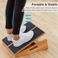 thumbnail image 3 of StrongTek Slant Board Adjustable Stretch Board Wooden Incline Board for Calf Stretching Exercise, 3 of 6