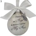 thumbnail image 2 of Christmas Commemorate Decoration Feather Ball Angel In Heaven Memorial Ornament, 2 of 13