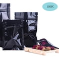 thumbnail image 2 of Sacs Étanches Refermables en Mylar Sac Ziplock Plat 100 Pcs Sacs de Rangement, 2 of 9