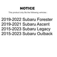 thumbnail image 2 of Kugel Rear Wheel Bearing Hub Assembly 70-512536 for Car Subaru Outback Forester Legacy Ascent, 2 of 11