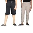 thumbnail image 1 of RSN Bermuda et Capri Décontractés pour Femmes (Ensemble 2 Pcs, Noir et Tundra), 1 of 11