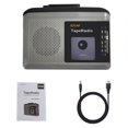 thumbnail image 4 of Tape Player Cassette Machine AM FM Radio Built-in Speaker Retro Tape Player Dark Grey, 4 of 4