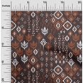 thumbnail image 1 of oneOone Cotton Flex Fabric Block & Geometric Ikat Print Fabric By The Yard 40 Inch Wide, 1 of 1