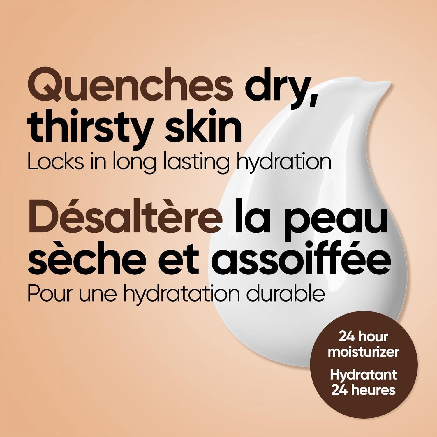 Jergens Hydratant à la Noix de Coco & Lotion pour le Corps pour Peau Sèche