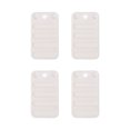 thumbnail image 2 of MasteelfCA 4pcs Furniture Feet Mats Simple Sofa Leg Bed Foot Base Raising Pads (White), 2 of 7