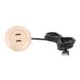 thumbnail image 3 of Ports de Charge USB Doubles, Prise de Charge USB Polyvalente pour Sofa, Protection de Charge avec Circuit pour la Maison, Or, 3 of 8