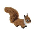 thumbnail image 1 of Plush Squirrel Ornament 12cm Holiday Party Plush Doll Simulation Squirrel Model coffee, 1 of 9