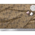 thumbnail image 2 of Soimoi Rayon Crepe Fabric Stripe & Paisley Printed Fabric 1 Yard 46 Inch Wide, 2 of 3