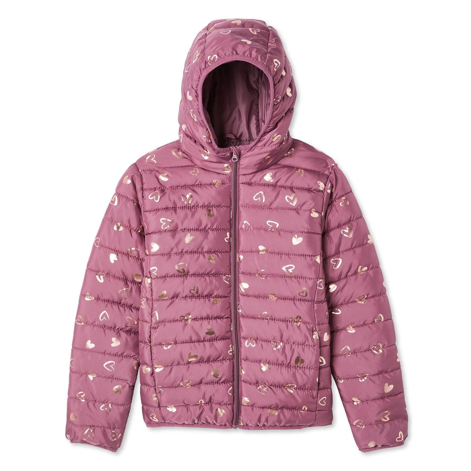 George Girls' Hooded Puffer Jacket