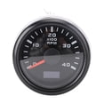 thumbnail image 2 of 52mm Engine Tachometer, 4000RPM Gauge with 7 Color Backlight for Trucks, Tractors, Cars, RVs, Boats, DC 9 to 32V, 52mm Size, Suitable with 2in Hole Fitment, 2 of 7