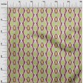thumbnail image 2 of oneOone Silk Tabby Fabric Aztec Ikat Print Fabric By The Yard 42 Inch Wide, 2 of 4