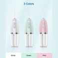 thumbnail image 3 of HX-902 Cordless Rechargeable Water Flosser, 230ML Detachable Tank, 4 Transparent Nozzles with 360° Rotation, 3 Modes for Teeth Cleaning, IPX7 Waterproof, Portable Design for Travel & Home - (Bright, 3 of 6