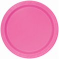thumbnail image 2 of Unique Industries' Pink 7" Round Plates, 24 ct, 2 of 3