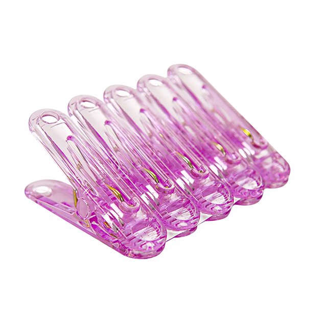 Liquidation! Pinces à Coudre Multicolores Acrylique Transparent Pinces de Courtepointe Multifonctions de Qualité Supérieure, Pinces pour Sacs de Rangement Pinces à Coudre pour Tissu, Pinces en Plastique pour Bricolages Visitez le Magasin Gmma Taille Unique Violet