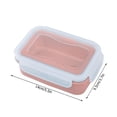 thumbnail image 3 of Oleegame 1PC Blue Juice Simple Refrigerator Preservation Box Small Lunch Box Kitchen Lunch Box Plastic Storage Box Sealed Box For Lunch Kitchen Arrangement, 3 of 9