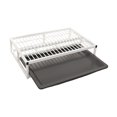 thumbnail image 4 of jinwen Bac à Litière pour Chien à Carreaux Lavable Garde les Pattes et Support de Tapis Pipi Surélevé Blanc, 4 of 9