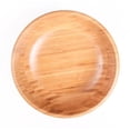 thumbnail image 2 of Bamboo Salad Bowl Round Serving Bowl Natural Wood Dishware For Fruit Snacks Appetizers, 2 of 6