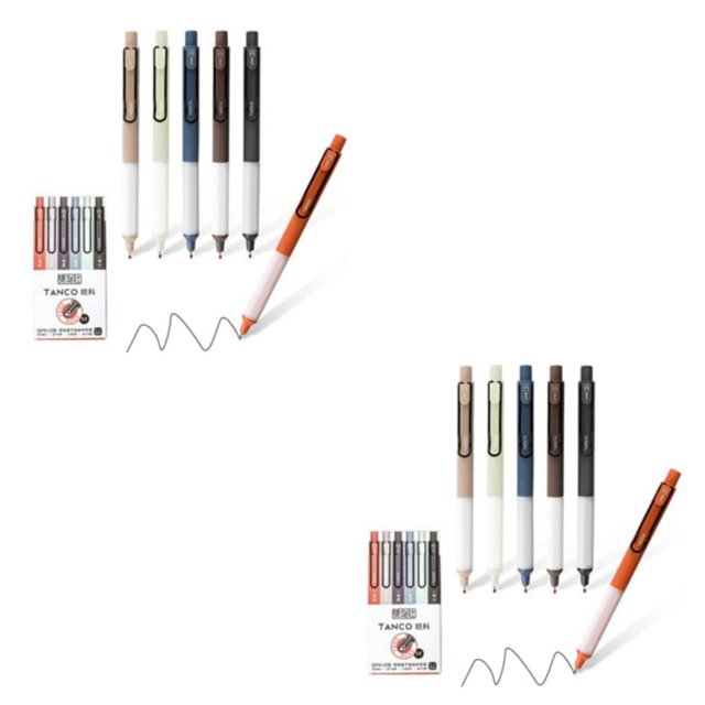 Youkk 6pcs/set Smooth Writing Retractable Gel Pens Pocket Sized And Convenient Suitable For All Occasions 2Set