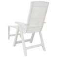 thumbnail image 3 of vidaXL Chaise Longue Plastique Blanc, 3 of 5