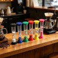 thumbnail image 3 of Sand Timer Colorful Hourglass Timer 30sec/1min/3mins/5mins/10mins Sand Clock Timer Homework Board Games Meditation Timing, 3 of 8