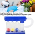 thumbnail image 4 of Breath Exercise Measurement System, 3 Chambers Hygienic Deep Breathing Exerciser 600cc To 1200cc  for Home, 4 of 8
