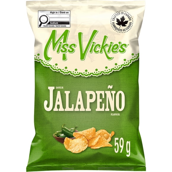 Miss Vickie's Jalapeño Kettle Cooked Potato Chips 59g