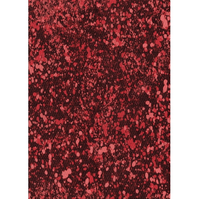 Ahgly Company Tapis Rectangulaire Lavable en Machine Intérieur Transitionnel Rouge Foncé, 2 Pieds x 4 Pieds