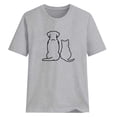 thumbnail image 2 of T-shirts Graphiques pour Femmes Mode Hauts pour Femmes Manches Courtes Blouse Ample Col Rond T-Shirt Imprimé T-Shirt Hauts Chemises à Manches Courtes pour Femmes T-Shirts Sois Gentille pour Femmes Chemisiers à Manches Courtes pour Femmes, 2 of 4