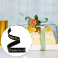 thumbnail image 4 of Rongfmy Happy Birthday Ribbons DIY Gift Wrapping for Decoration Florist Flowers Black 10Yard, 4 of 9