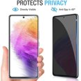 thumbnail image 4 of 2+2 Pack Samsung Galaxy S22 Privacy Screen Protector and Camera Lens Protector, 9H Anti Spy Dark Tempered Glass Film, Anti-Scratch, Case Friendly, Easy Installation, Bubble Free, 4 of 7