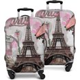 thumbnail image 1 of Travel Luggage Cover Suitcase Protector Fits 18-32 Inch Luggage Wheel Covers Patterned Travel Related Items Flower Luggage Protector Elastic Luggage Anti-scratch Suitcase Cover L, 1 of 5