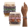 thumbnail image 1 of Bohemian Style Handmade Jewelry Bracelet Set Exquisite Female Hair Rope Accessory, 1 of 5