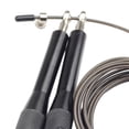 thumbnail image 3 of Almencla Skipping Rope 300cm Adjustable Length Non Slip Handle Aerobic Exercises Personal Thick Black, 3 of 8