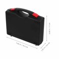 thumbnail image 2 of UPOUART Hardware Toolbox Tool Box Organizer Black PP 1pcs For Home Repairs, 2 of 8