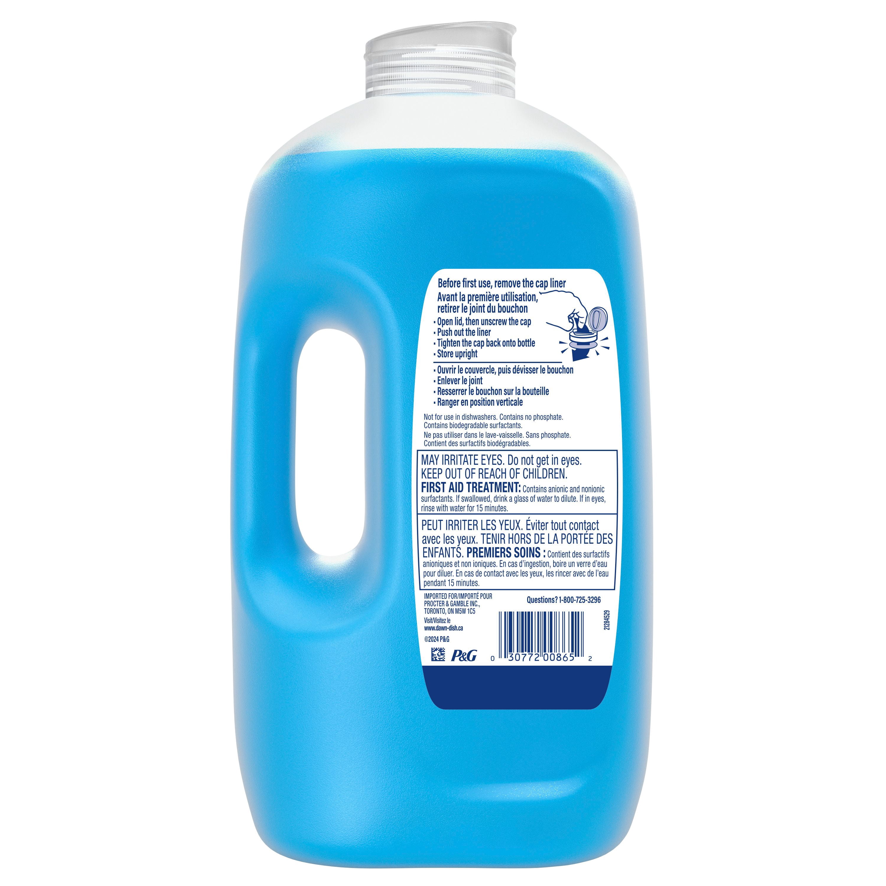 Dawn Ultra Refill Jug Dish Soap, Dishwashing Liquid, Original, 2.64L