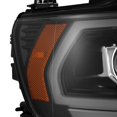 thumbnail image 3 of AlphaRex USA Headlight Assembly 880576 Luxx-Series; LED Bulb; Projector Beam; White Daytime Running Light/Amber Signal Light; Clear Polycarbonate Lens; Black Polypropylene Housing; DOT/SAE Approved, 3 of 17