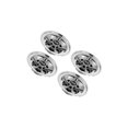 thumbnail image 2 of ZheElen 4 Pcs Enjoliveurs de Moyeu de Voiturette de Golf Légers Compacts Universels Couvre-Roues de Voiturette de Golf Argent 8 Pouces, 2 of 6