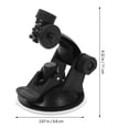 thumbnail image 2 of LITINKIMI Dash Cam Suction Mount Adjustable Angle Black Durable Rubber and ABS Car Camera Holder, 2 of 7