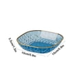 thumbnail image 3 of Transparent Square Plastic Snack Dish Fruit Plate Candy Nut Bowl Home Hotel Dining Tableware 1-Piece, 3 of 6