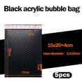 thumbnail image 2 of 5Pcs Black Bubble Mailers: Padded, Self Seal, Tear Resistant, Multipurpose for Various Items Shipping, 2 of 2