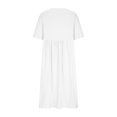 thumbnail image 4 of Ketyyh-chn99 Robes de Plage Femmes Tendance 2024 Robe Mini Robe de Fête Robe Droite Unie pour Vacances Robe de Plage à Enfiler Blanc,m, 4 of 4