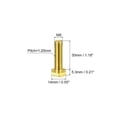 thumbnail image 2 of Unique Bargains Brass Hex Bolts, M8x30mm 5 Pack Fully Thread Grade 4.8 Machine Screws, 2 of 4