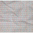 thumbnail image 5 of oneOone Cotton Poplin Twill Red Fabric Triangle Craft Projects Decor Fabric Printed By The Yard 56 Inch Wide-59, 5 of 5