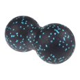 thumbnail image 2 of Double Ball, Peanut Shape Self Massage Roller for Back Foot Neck Spine Shoulder Blue, 2 of 6