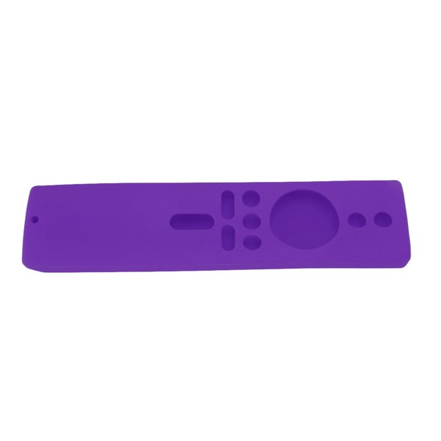 Remote Control Cover, Shockproof Soft Remote Control Case With Lanyard For Television Purple