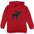 thumbnail image 2 of Moose Faux Stitched Toddler Hoodie, 2 of 2