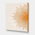 thumbnail image 3 of Designart Orange Sun Print I Canvas Wall Art, 3 of 4