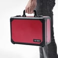 thumbnail image 2 of UHZBTEC Boîte de Rangement pour Cartes Graduées; Sport Durable, Étui de Rangement pour Cartes PSA - Boîte de Rangement pour Cartes à Échanger - Étui en Dalle PSA pour Top Loaders (Rouge, 14.17x11.2x7 i, 2 of 6