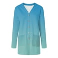 thumbnail image 4 of Gubotare Cardigans pour Femmes avec Poches, Décontractés, Légers, à devant Ouvert, Chandails Cardigan pour Femmes (Bleu Ciel,G), 4 of 8