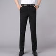 thumbnail image 1 of LOVZFMLL Work Pants Men's Summer Straight Leg Daily Thin Casual Business Pants, 1 of 9